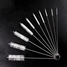 10 Pcs Nylon Straw Cleaning Brush Set   Bottle Pipe Cleaner Brushes for Straw...