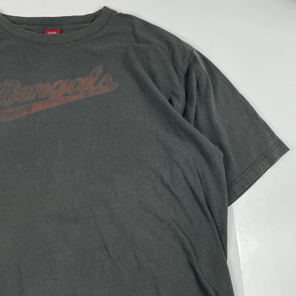 VINTAGE Cincinnati Bengals Football Shirt Mens Extra Large Gray Reebok Gridiron - Image 3 of 4