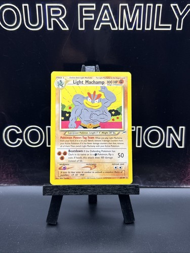 Light Machamp 25/105 Neo Destiny Regular Rare 1999 WOTC Pokemon TCG LP