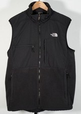 Men's THE NORTH FACE Black Denali Fleece Vest Size XL