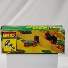 Vtg BRIO 3351 Viaduct Bridge Train Overpass 1985 New Wooden Railway Sweden 80s