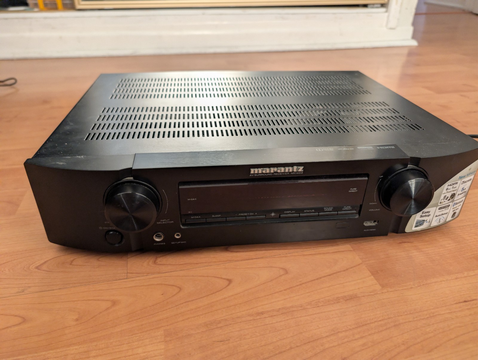 Marantz NR1403 Stereo Receiver Working-No Remote