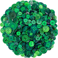 250Pcs round Resin Buttons for Crafts DIY Sewing Ornaments