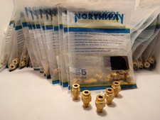 Lot Of 225 Dot Push To Connect Air Fittings 1/4"Tube X 1/8" NPT Male,Brass New