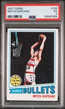 1977 TOPPS MITCH KUPCHAK #128 PSA EX 5 (under graded / under valued)see pictures