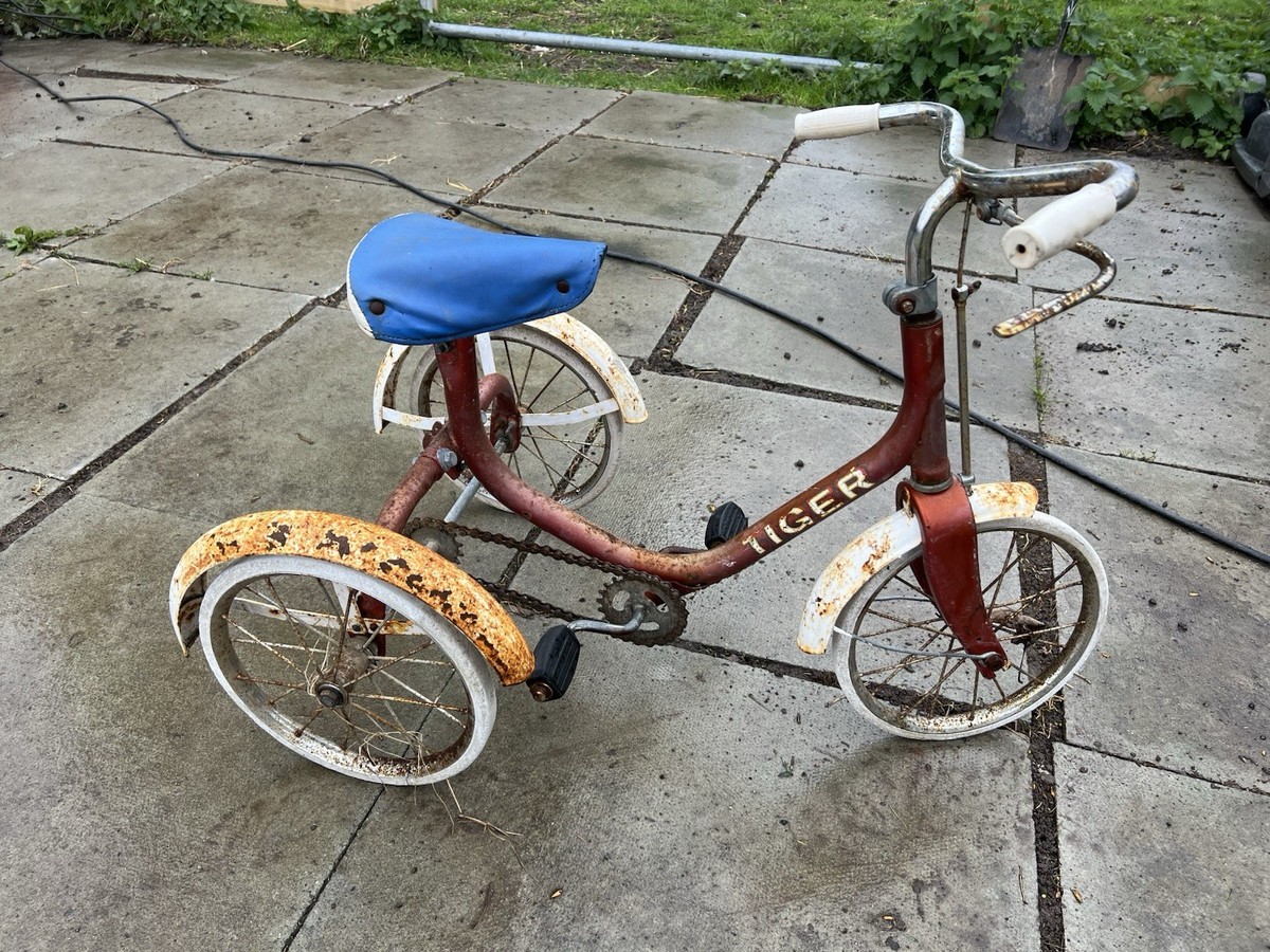 Bicycle 1960s Tricycle Vintage 1960s Murray Flower Power Hippie