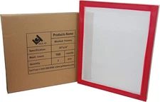Silk Screen Printing Frames with Mesh