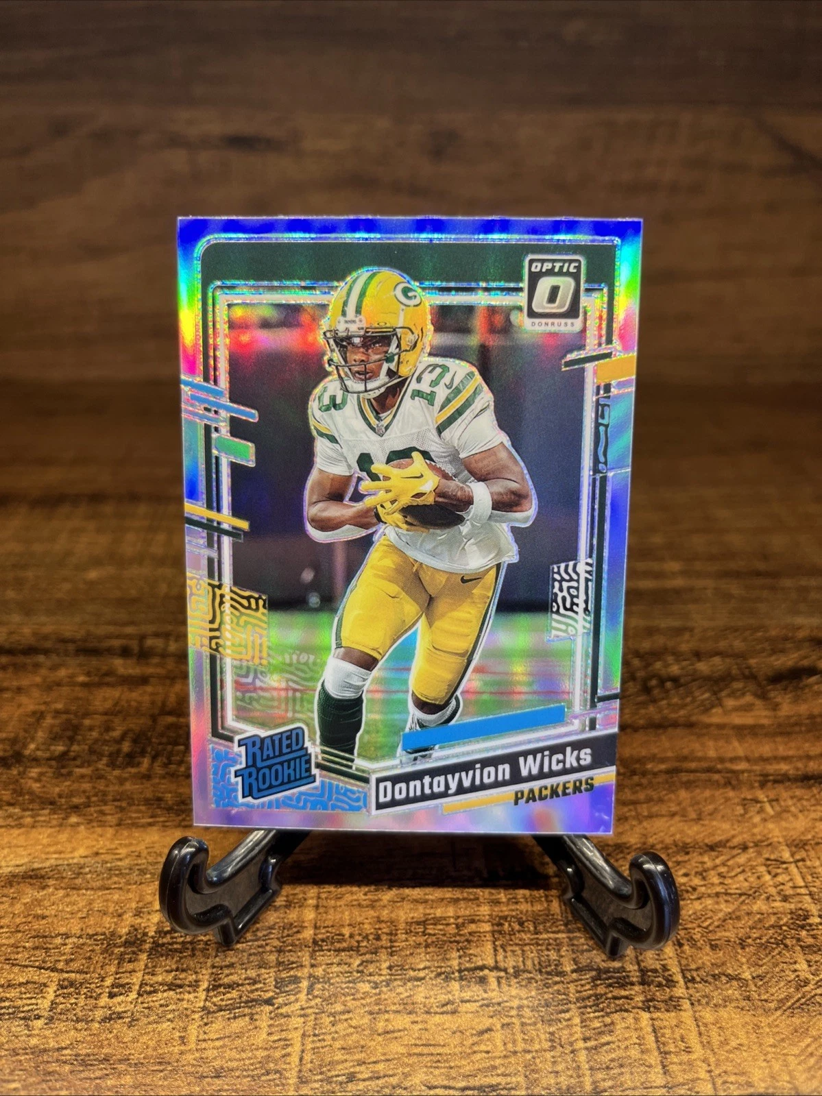 2023 Panini Donruss Optic - Rated Rookie Dontayvion Wicks #249 Holo Prizm (RC)