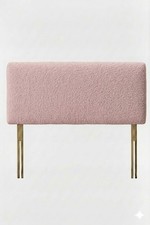 Luxury Teddy Bouclé Soft Plain Upholstered Headboard 20 Inch Divan Bed Headboard