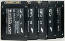 Lot Of 5 Samsung 850EVO 1Tb 2.5” SATA III SSD FC94