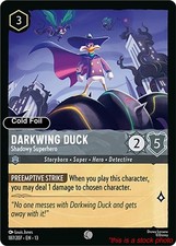 Darkwing Duck - Shadowy Superhero Lorcana TCG 13 - 187/207 Cold Foil