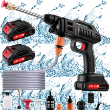Cordless Electric High Pressure Water Spray Car Gun Portable Washer Cleaner Tool