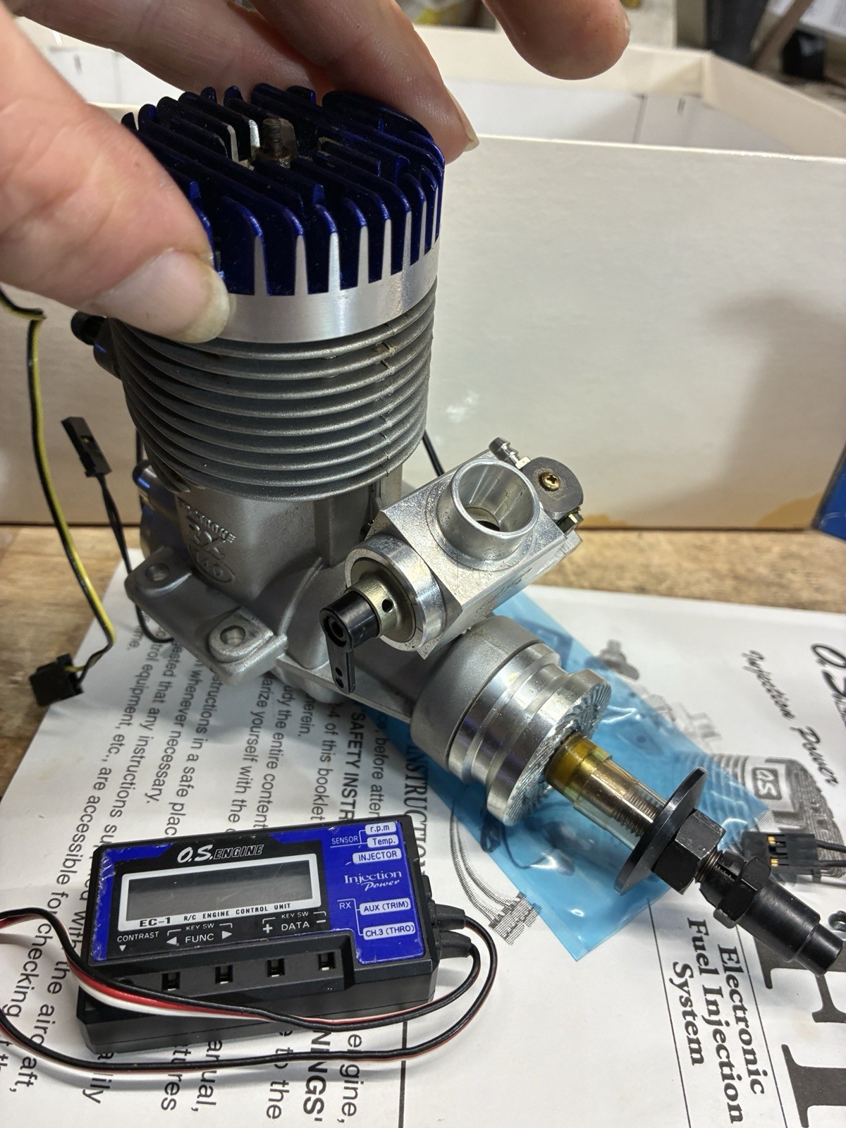 O.S. 140 Rx Fuel Injected Balsa RC Model Airplane Engine | eBay