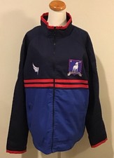 Ted Lasso Afc Richmond Mens Blue Winter Cosplay Quilted Canvas Soccer Jacket 2xl