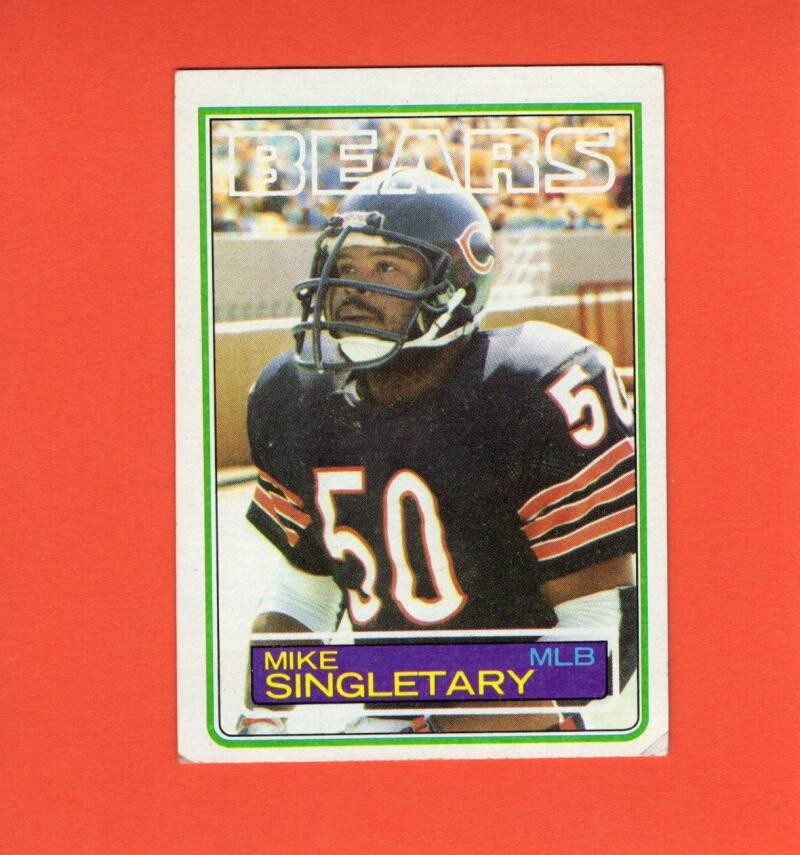 1983 Topps #38 Mike Singletary (Hall of Fame) VG+ RC Rookie Chicago Bears #36628