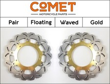 Yamaha XJ6 600 S Diversion 2009-2015 [2 dischi freno anteriori Comet serie WF oro]