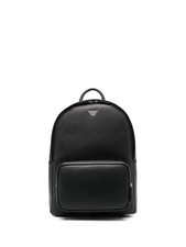 Emporio Armani Rounded Backpack in Black