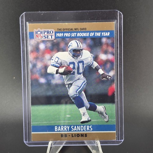 Barry Sanders #1 1990 Pro Set FACT Cincinnati card
