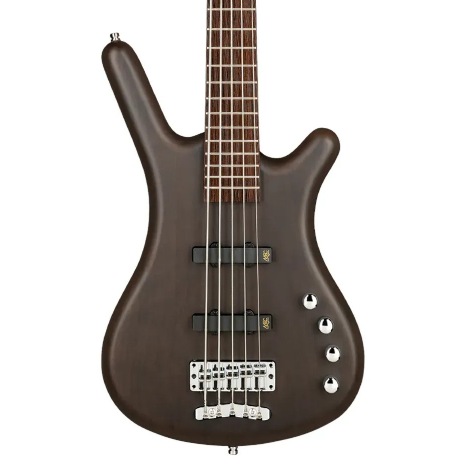 Warwick RockBass Corvette Basic 5S Bass Guitar, Wenge, Nirvana Black Trans Satin