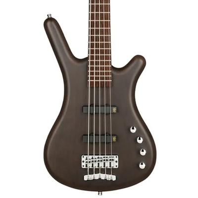 Warwick RockBass Corvette Basic 5S Bass Guitar, Wenge, Nirvana Black Trans Satin