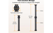 Koolehaoda Tripod Center Column Extension Carbon Fiber Extension Pole Camera Mou