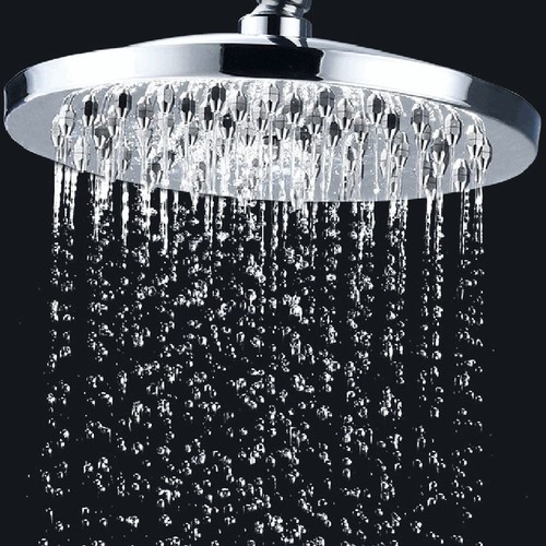 Grande pomme de douche ronde de 4 pouces ABS pluie tête fixe haute pression - Zdjęcie 18 z 21