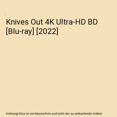Knives Out 4K Ultra-HD BD [Blu-ray] [2022]