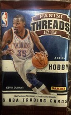 2012-13 Panini Threads Basketball  5 Card Hobby Pack. Davis, Klay, Kyrie, Butler