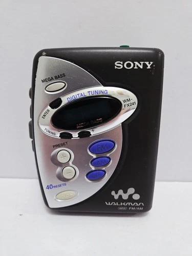 Vintage Sony Walkman FM/AM Radio Cassette Player – Mega Bass – For Parts/Repair
