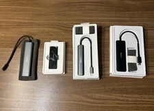 Dockteck USB-C Hub Bundle 4-Pack: 5, 6, & 7-in-1 for iPad/PC New & Open Box Lot