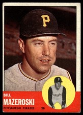 Top 10 Bill Mazeroski Baseball Cards 24