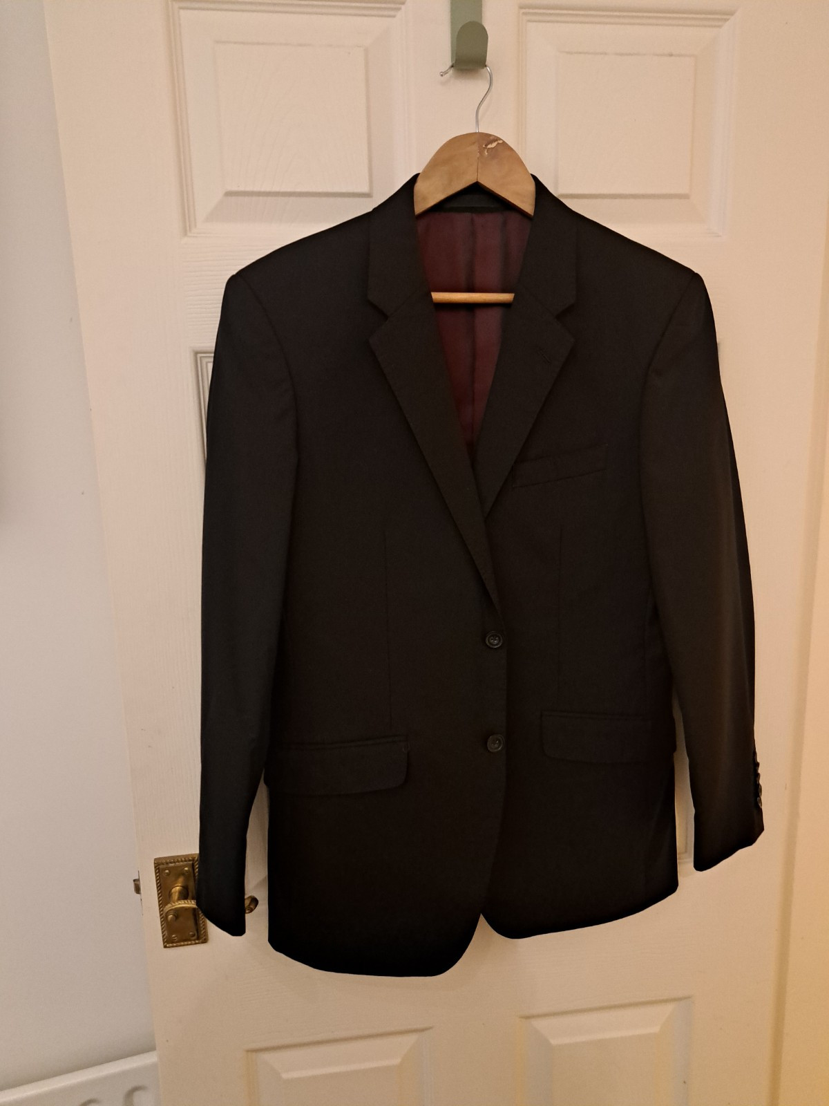 FILA Tuta TM Lewin nera UK 38 corta lana Jermyn Street London 2 pezzi Savile Row