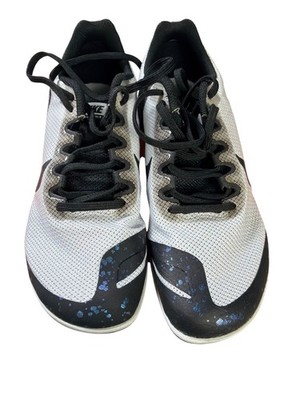 Nike Zoom Rival D10 Track & Field Spikes Sz 6 US White/Black New