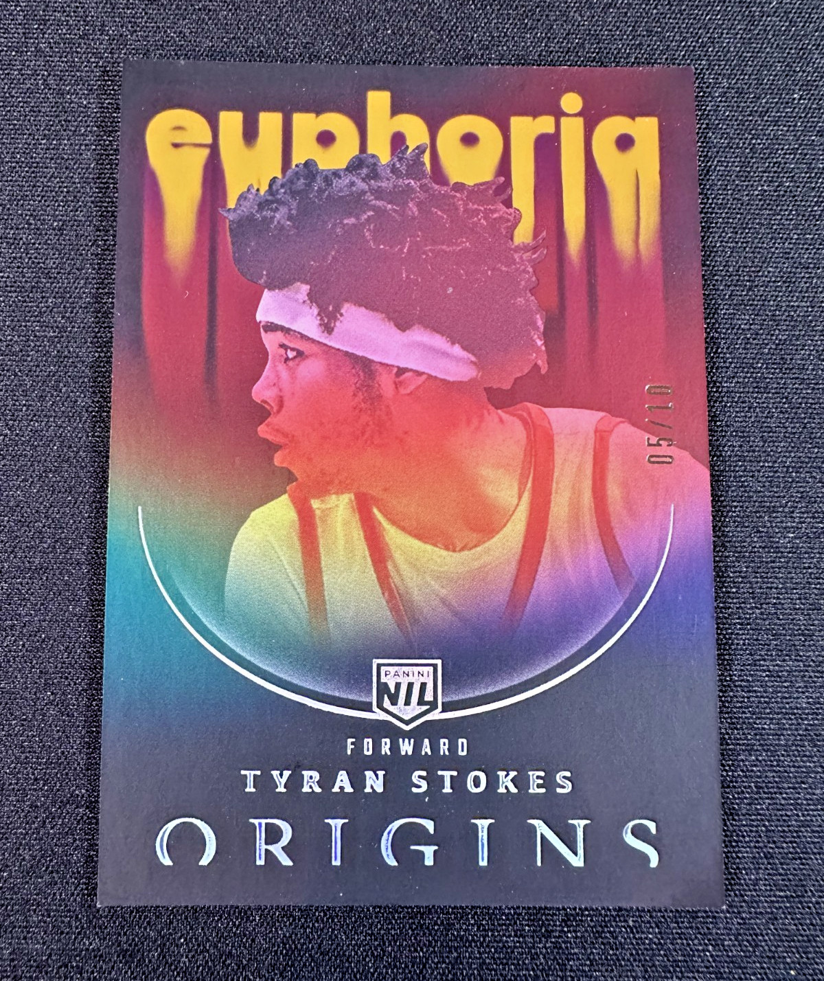 2025-26 Panini Origins Euphoria Tyran Stokes GOLD /10 #16 - RARE!