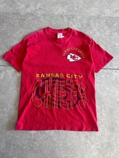 90s Vintage Kansas City Chiefs Hypnosis Red T Shirt Size L