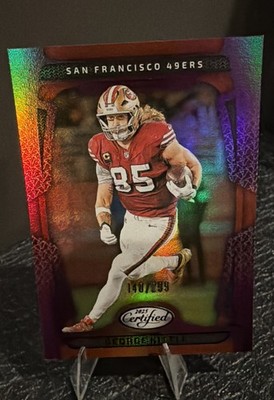 2025 Panini Certified - George Kittle #88 Mirror Purple /299