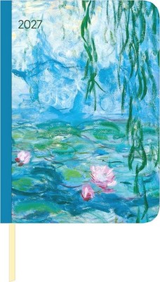 Lady Journal Monet 2027 Taschenkalender A6 ( 10,7x15,2 cm) - Wochenplaner mit...