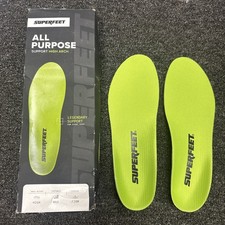 Superfeet All-Purpose Support High Arch Insoles Size C, M 5.5-7 W 6.5-8 - New