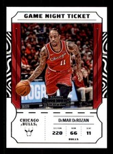 2022-23 Panini Contenders #4 DeMar DeRozan Game Night Ticket