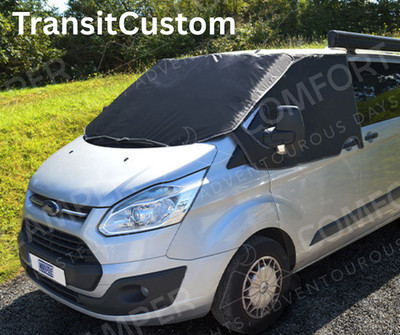 Wohnmobil Thermo Fenster Rollos, Transit Custom, Verdunkelung Maibaum MP6617