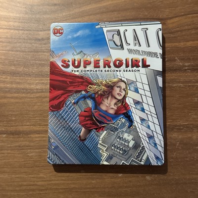 SUPERGIRL: Second Season STEELBOOK (Blu-ray, 2017) - Tested - Read Description