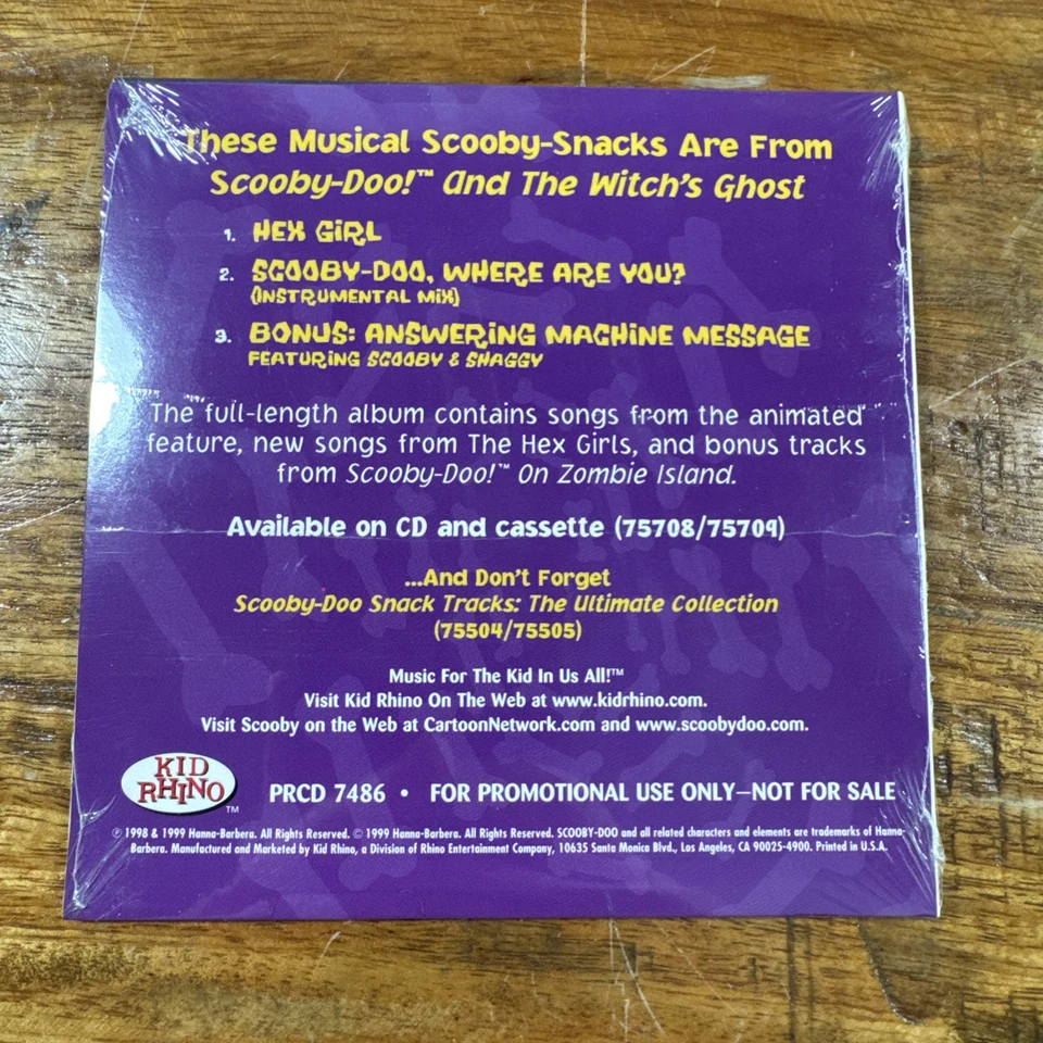 Scooby-Doo and The Witch’s Ghost CD  Vintage Promotional CD Sampler New 1999 - Image 2 of 4