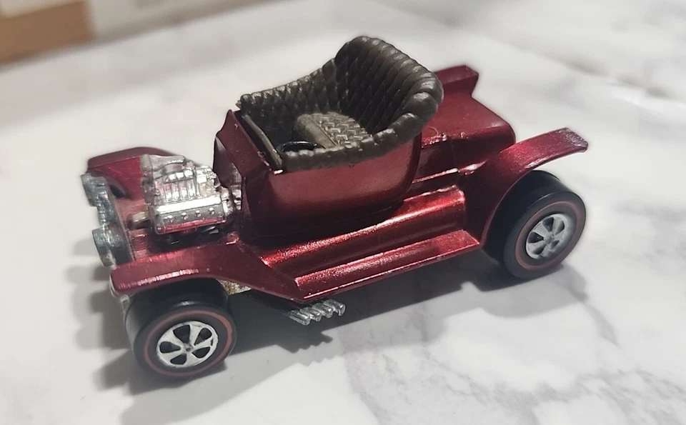 REDLINE HOT WHEELS ROJO EE. UU. HOT HEAP COMO NUEVO BLISTER-PULL Bonito 🔥 Foto 2 de 4