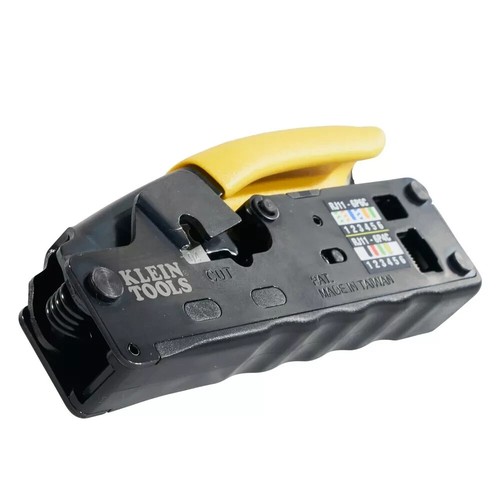 KLEIN Tools A-VDV226-107 Ratcheting Data Cable Crimper Stripper Cutter Compact - Picture 4 of 7