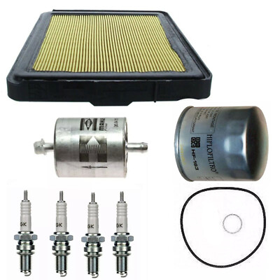 BMW K 100 2V K100 RS RT Luftfilter Ölfilter Benzinfilter 4 Zündkerzen Wartungset
