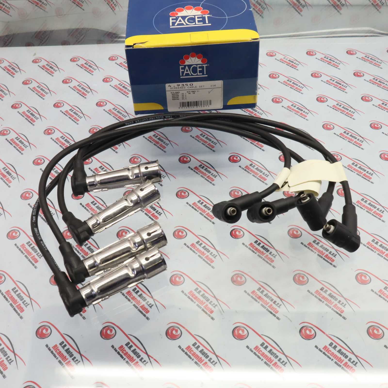 Cable Spark Plug Kit Alfa 145-146 Code 49350 New Facet