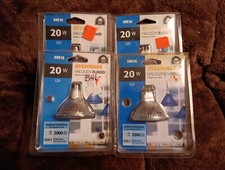 4 Sylvania 20W MR16 GU5.3 Indoor Flood Bulbs