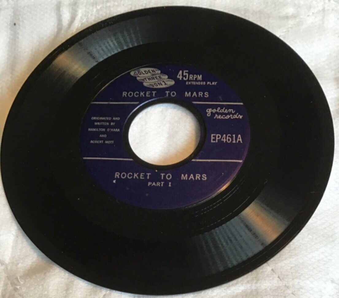 AS257 45RPM Golden Records EPA461 Rocket To Mars Hamilton O'Hara Robert Mott NM