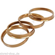 Zentrierringe aus Aluminium eloxiert 72,6-66,6 Set 4 St&uuml;ck HASKYY