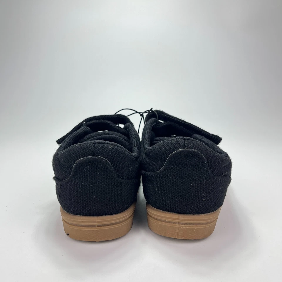 Etnies Zapatos de Patinaje Atléticos Informales de Gamuza de Parte Superior Baja Negros Gancho y Lazo Juveniles Talla 3 Foto 4 de 4